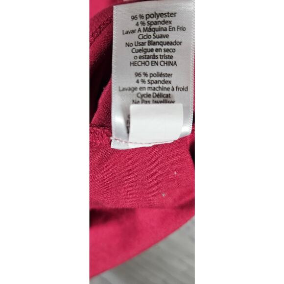 LulaRoe Carly Women's High Low Dress Wine/Maroon Size XS T Shirt Dress - Picture 5 of 5